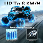 24v Kids Electric Car Ride On Utv Battery Power Wheels With Remote Control  Blue