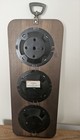 Springfield Wall Weather Station Analog Wood Thermometer Barometer Hygrometer