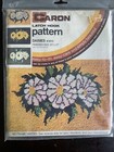 Daisies Vintage Latch Hook Rug Canvas Caron Nip 20x27