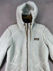 Ll Bean Hoodie Women Xs Blue Mountain Pile Fleece Long Jacket Full Zip Sherpa