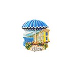 France Nice Umbrella Resin Refrigerator Magnet 3d Travel Souvenirs Craft