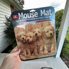 Pc Mouse Pad -  cute Puppies  Computer Mouse Mate New Sealed Golden Retrievers