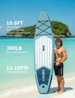 10 6ft Inflatable Upright Paddle Board For Adults Pvc Stand Up Paddle Board