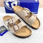 Birkenstock Arizona Suede Taupe Soft Footbed Woman s Sandals Narrow