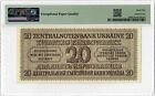 Ukraine 20 Karbowanez 1942  Pmg 65 Epq   german Occupation Wwii  Pick  53