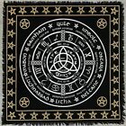 18x18  Table Napkin Golden Lot Of 24pis Altar Cloth Tarot Witchcraft Card Square