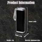 1pcs Metal Cigarette Case - Waterproof  Small Hard Pack  Holds 6 Cigarettes  84