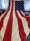 Vtg Large 10x5 Us 50-star Wool Flag American Flag Banner Co  Nj Sewn Stars Strip