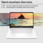Hp - 14  Laptop - Intel Celeron N4500 2021 - 4gb Memory - 64gb Emmc - Snowfla   