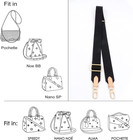 Multi Pochette Accessories Replacement Crossbody Strap Adjustable Wide Canvas St