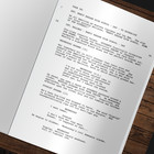 Wednesday Pilot Script W  12 Cast Signed Autograph Reprints Full 56 Pages Long