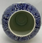 Vintage Delfts Earthenware Vase By Boch Royal Sphinx
