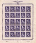 Stamp Germany Poland General Gov t Mi 117-9 Sheets 1944 Wwii Hitler Set Mh