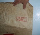 Very Rare Original 1942 Vintage Antique Big Red Dog Food Bag   Advertising   Can
