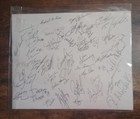 Flint Generals Ready For The New Millennium Autograph Picture  Hockey Puck