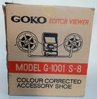 Goko Super-8 Film 8mm Editor Viewer Model G-1001 Made Japan Working Original Box