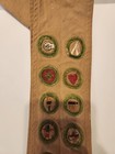 Vintage Boy Scouts Merit Badge Sash brag Rag  This Is Old 20 -30 s