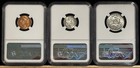 Dominican Republic 1 10 25 Centavos 1963  Ngc Ms 66 Gem Unc   Bu  3x Set   C9