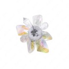 Bridal Wedding Crystal Glass Flower Shoe Clips For Shoes Decoration