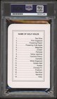 Patrick Reed Signed Augusta Masters Scorecard Psa Gem Mt 10 Auto 2018 Champion