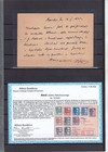 Poland  1945  Konskie 9 Local Stamps On Postcard  Certificate  Rarity 