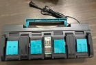 4 Port Battery Charger Dc18sf For Makita 14 4v-18v Lxt Li-ion Tested Works