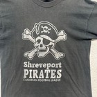 Vtg Shreveport Pirates Shirt Mens Xl Black Cfl Football Single Stitch 90 s