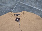 Michael Kors Link Stitch Crewneck Sweater Dark Camel Melange Medium  110