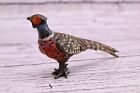 Beautiful Antique Austrian Vienna Cold Painted Bronze Figure Of Pheasant Bird