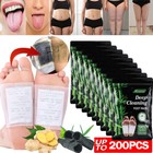 Bamboo Detox Foot Patches Body Deep Feet Pads Toxins Cleansing Sliming Herbal