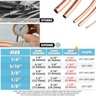99 9  Copper Tube 14 Od X 316 Id 5 Ft  Tube Wall 132  Refrigeration Seamless Rou