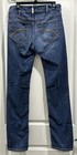 Ariat Real Jeans Womens 31l Blue Mid Rise Straight Embroidered Distressed