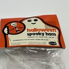 Vintage Fun World Halloween Black Rubber Cat Plastic Horn 1950s Noisemaker Nos