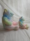 Ty Mellow Beanie Baby And Beanie Buddy Set - Mint Tags - Pastel Bear Set