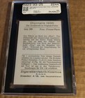 1936 German Cigarette Card Rare Olympics Wwii