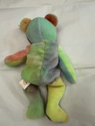 Ty Beanie Baby  Peace Bear Rainbow Color 1996 - Multicolor