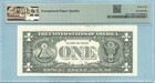  1 Federal Reserve Note - 1995 - 1921-a  - Pmg 64 Epq - Error Note - Solid Star