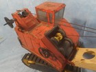 Vintage Nylint Trac Shovel Excavator Crane Pressed Steel Toy Usa Damaged See Pic
