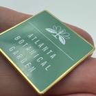 Vintage Atlanta Botanical Garden Green Souvenir Lapel Pin