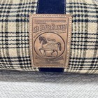 5 a Baker Horse And Rider Equestrian Blanket Plaid Duffle Bag Leather