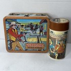 1959 Aladdin Gunsmoke Matt Dillon Us Marshall Metal Lunchbox   1972 Thermos