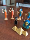 10pc Safari Ltd Ancient Egypt Toob Figure Lot Isis  Thoth  Anubis 