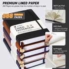 Lined Journal Notebook  366 Pages  Leather Hardcover Journals For Writing Thick