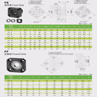 Ff 6mm-30mm Precision Ball Screw Support Seat   Fk 6mm-30mm Threaded Standoffs