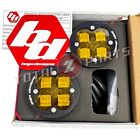 Baja Designs    Squadron-r Sae Round Amber Led Fog Lights Pair Kit  Wiring Harness
