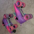 Riedell Ombr   Pink purple Dart Quad Roller Derby Speed Skates Size Ladies 9