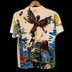 Rare Vintage Nirvana Kurt Cobain Aop 90s Band L Single Stitch Tshirt Reprint