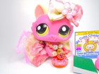Littlest Pet Shop Rare Pink Crouching Cat  1900   Accessories Authentic Blemish