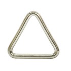 5pc 316 Stainless Steel Triangle Ring Welded 1 4  X 2  Marine Grade  6mm X 50mm 