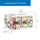 Shelf Reliance Cansolidator Rotational   Adjustable 40 Can Food Holder  used 